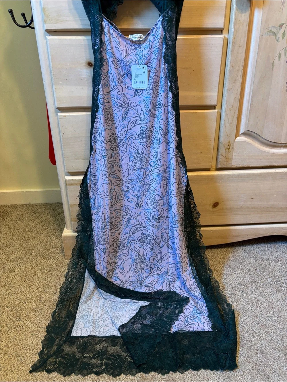🆕Bnwt Free People Suddenly Fine Maxi Slip Dress - Picture 9 of 12